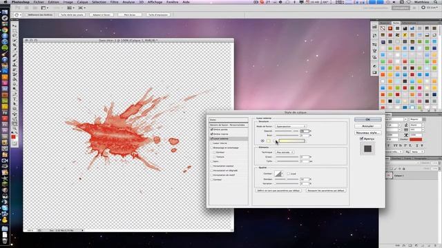 Faire un tâche de sang sur Photoshop CS5/CS6 смотреть онлайн