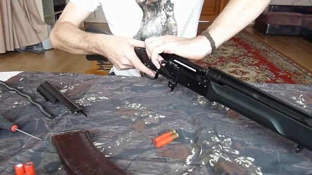 Как поставить магазин АК-74 на Сайгу-410 смотреть онлайн