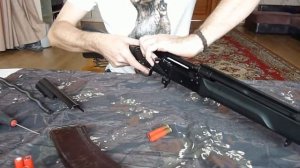 Как поставить магазин АК-74 на Сайгу-410