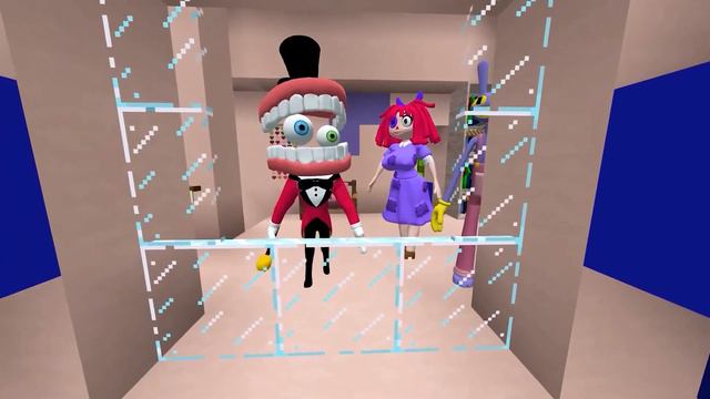 POMNI & RAGATHA FELL IN LOVE WITH JAX AT THE CINEMA?! WHO WILL JAX CHOOSE? DIGITAL CIRCUS Minecraft