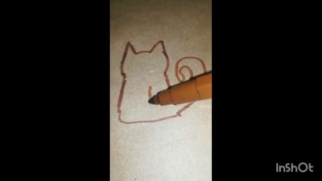 туториал хелоун рисунок. котик. ? смотреть онлайн
