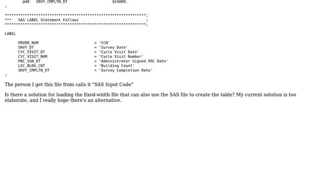 How do I load this SAS text file to SQL Server 2005? смотреть онлайн