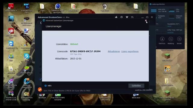 Advanced SystemCare 8 (IObit) Crack (German) смотреть онлайн