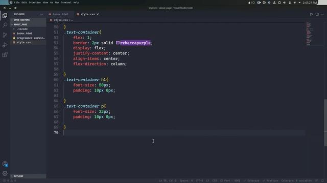 Responsive about us page using HTML and CSS смотреть онлайн