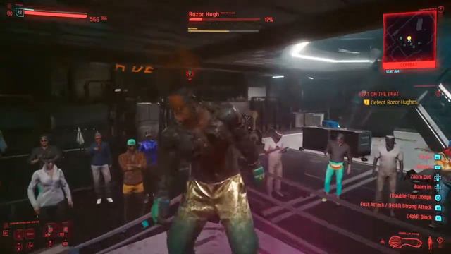 Cyberpunk 2077 ps4 slim easy glitch razor fight win смотреть онлайн