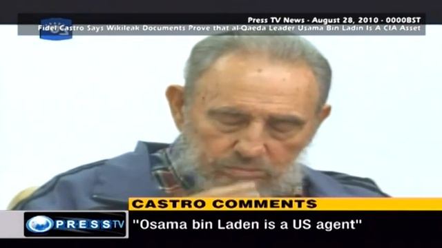 Fidel Castro Says Wikileak Documents Prove Osama Bin Laden is a CIA Agent смотреть онлайн