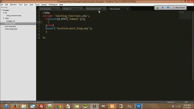 Insert the blog data into mysql database using PDO смотреть онлайн