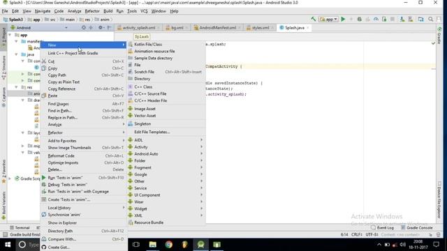 Splash Screen like professional with Animation in Android Studio || Android app development смотреть онлайн