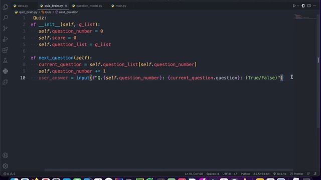 How to Create a Quiz Program using python - Object-Oriented Programming (OOPs) смотреть онлайн