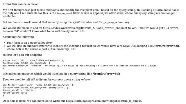 Wordpress: Send contact form to a specific referrer-email adres смотреть онлайн