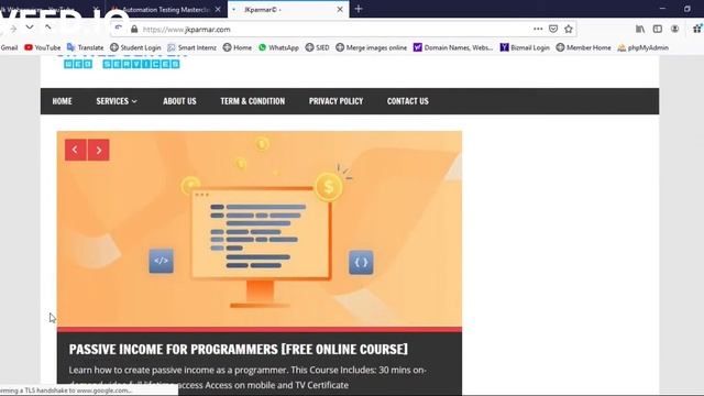 Free Course Automation Testing MasterClass Java With Certificate смотреть онлайн