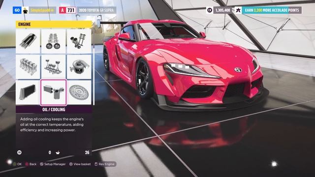 FORZA HORIZON 5 - 2020 TOYOTA A90 SUPRA REAR WHEEL DRIVE DRIFT TUNE смотреть онлайн