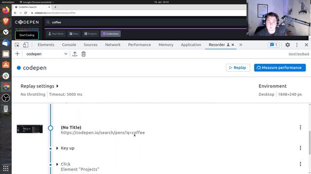 Chrome DevTools - Experimental Recorder panel смотреть онлайн