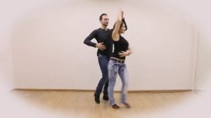 Обучение хастлу. Парные танцы с нуля. Видеоурок #1- Базовый элемент - Американка