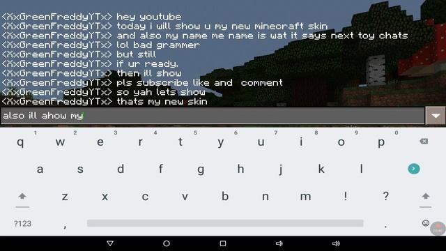 MY NEW MINECRAFT SKIN!! Minecraft Adventure Episode 1)