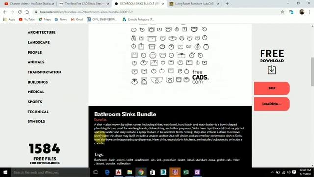 Free Cad- Blocks Download || How to insert free Cadblocks by ATCADD смотреть онлайн