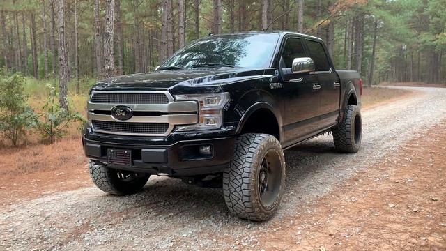 Dirt Road Review 2018 Ford F150 Platinum 4” BDS Lift Fox Coilover TIS 544BM смотреть онлайн