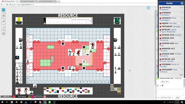 Heroclix Roll20 ROC Online - 300 Modern - Game #2 - Dreadpool! смотреть онлайн