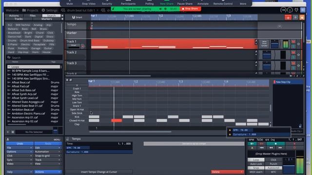 Creating A Fire Drum Beat With Tracktion Waveform смотреть онлайн
