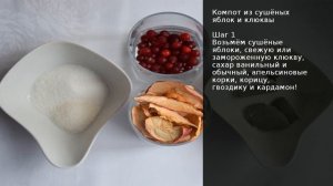 Компот из сушёных яблок и клюквы . Рецепт от шеф повара Максима Григорьева
