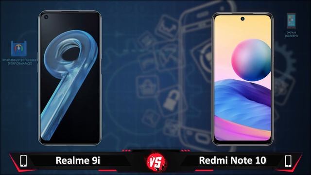 Realme 9i vs Xiaomi Redmi Note 10 смотреть онлайн