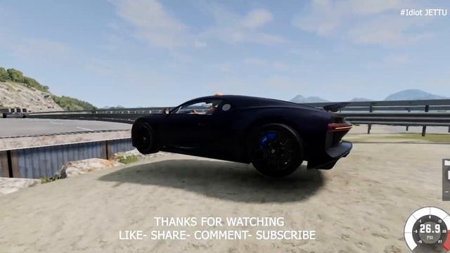 CAR break into 3 parts under constriction bridge #7 BeamNG.Drive смотреть онлайн