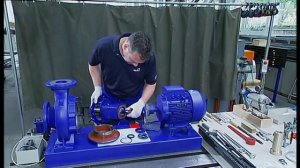 (5 из 10) Демонтаж насоса KSB Etanorm: подшипники