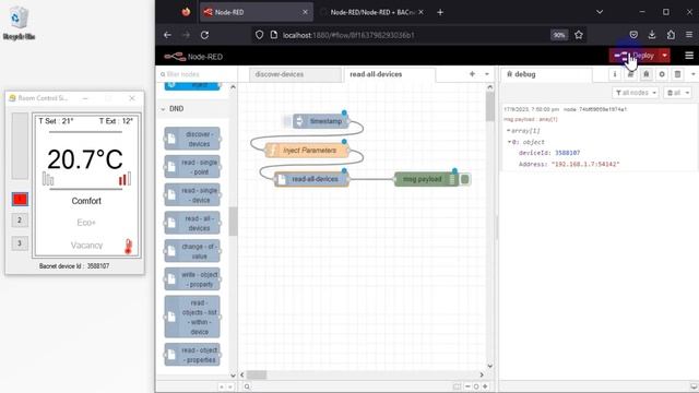 How to read complete data of all the available BACnet devices on the network in Node-RED | IIoT | смотреть онлайн
