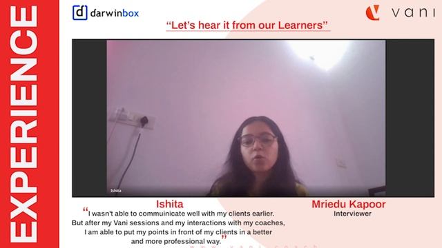 "I am able to put my points in front of clients in a more professional way" - Ishita, Darwinbox смотреть онлайн