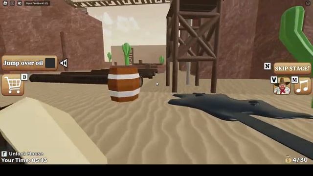 COWBOY ROBBY'S BANK! (Obby) (Easy Mode) - Roblox смотреть онлайн