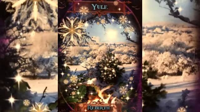 Карта-"Зимнее солнцестояние"Witches Wisdom Oracle Cards описание колоды. смотреть онлайн