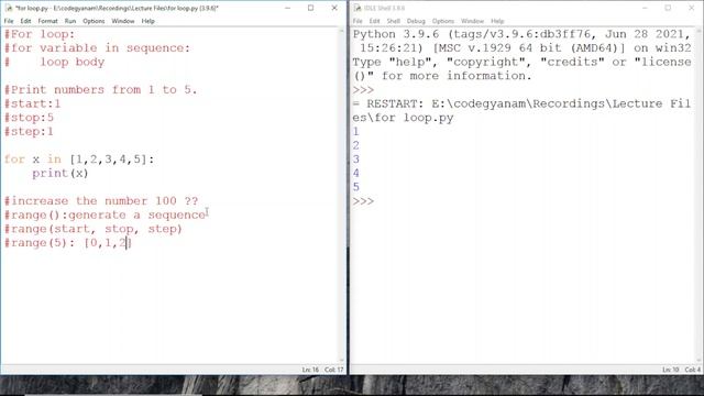 for loop in python (Part 1) смотреть онлайн