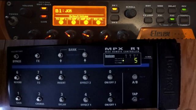 Eleven Rack vs Lexicon MPX R1 Midi Remote Controller смотреть онлайн
