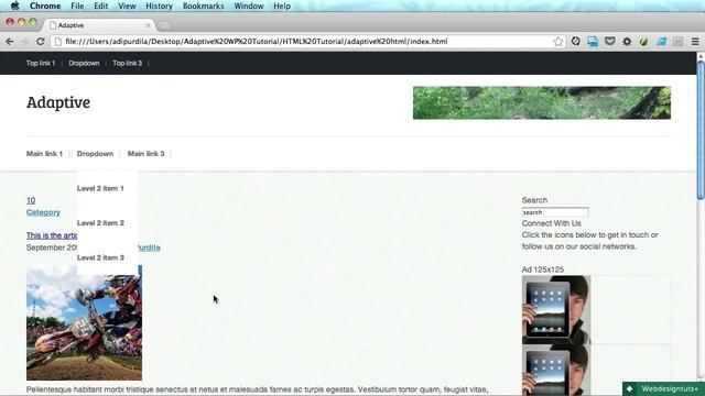 Adaptive Blog Theme: Navigation CSS Transitions смотреть онлайн