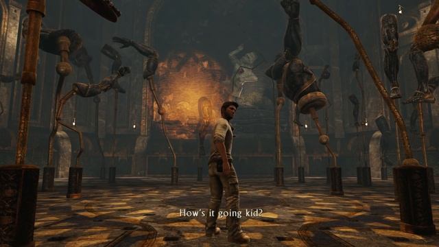 Uncharted 3 Drake's Deception Remastered - Chap 11 As Above, So Below: Mural (Align Statues) Puzzle