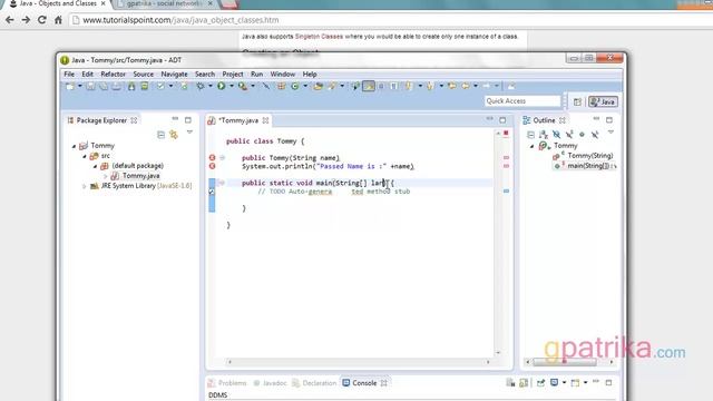 JAVA Tutorial -2 basic syntex and creating Object смотреть онлайн