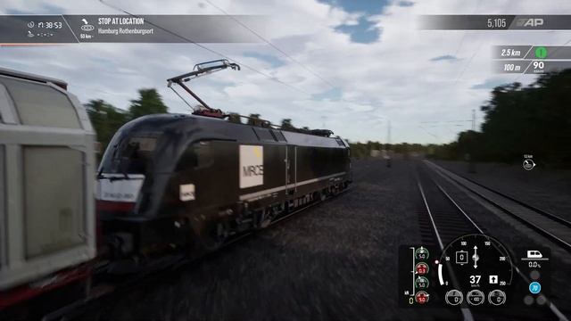 Turnback Freight : Hauptstrecke Hamburg - Lübeck : Train Sim World 2 1080p60fps смотреть онлайн