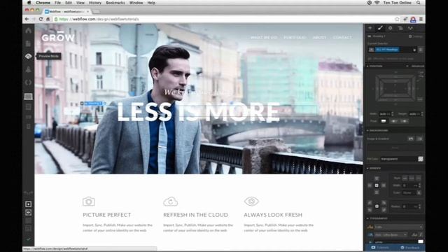 Курс для начинающих по созданию сайтов в WEBFLOW (3 урок) смотреть онлайн