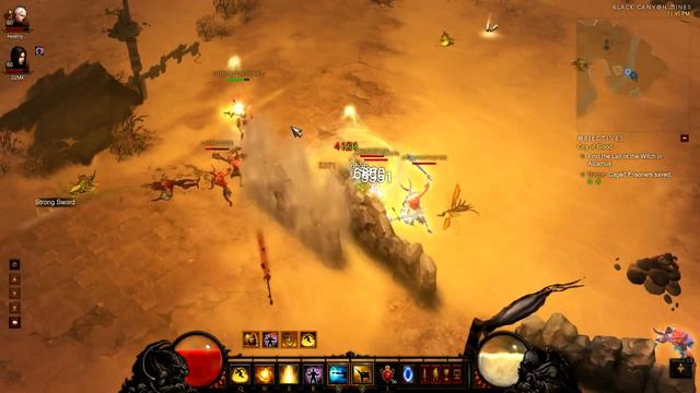 Diablo 3 Monk Inferno Maghda Farming | Build + Commentary смотреть онлайн