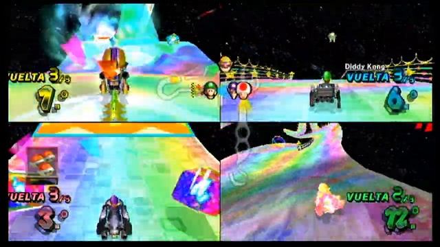 Mario Kart Wii (4 Players)/32 Epic Races!/All Tracks смотреть онлайн