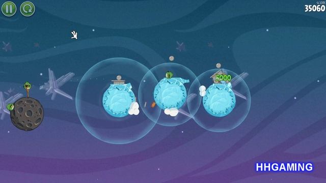 Angry Birds Space - Walkthrough 2-19 3 stars cold cuts level guide how to get three star levels смотреть онлайн