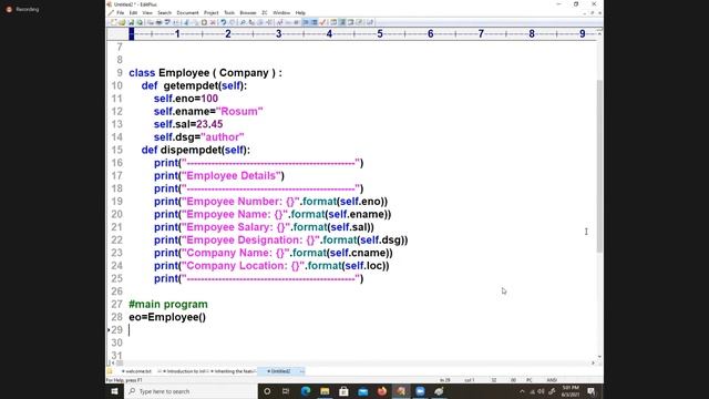 Python Online Training Session 3-06-2021 смотреть онлайн