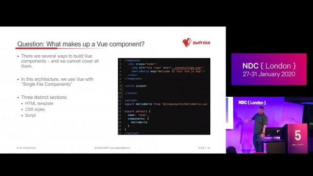 Single Page Architectures with VueJS and ASP.NET Core - Kevin Griffin смотреть онлайн