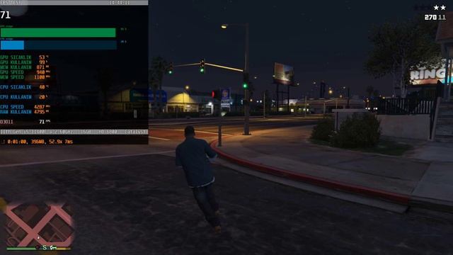 Grand Theft Auto V / HD 6870 1GB / İ5-11400F / FPS Testi смотреть онлайн