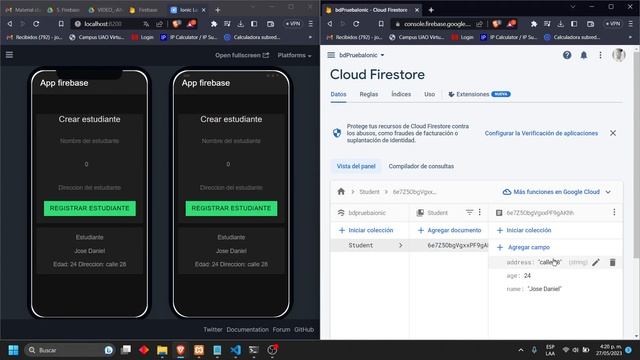 Ionic - Firebase смотреть онлайн