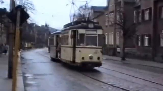 Dresden, Straßenbahn Linie 1 1990-92 (2)