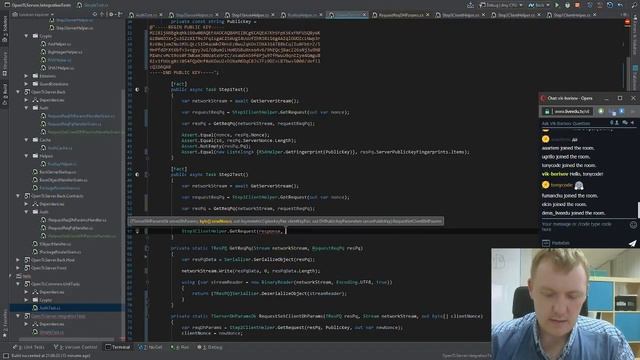 7. OpenTl.Server. Разработка рукопожатия клиента и сервера #5 смотреть онлайн