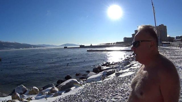 Моржи 2016. (Новороссийск, 1.01.2016г.) смотреть онлайн