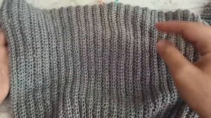 Свитер крючком 1 ЧАСТЬ, Поперечное вязание крючком
