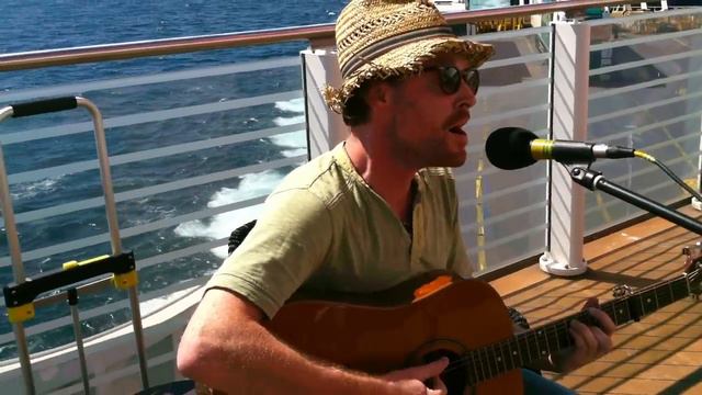 Rory Charles Busking on the ferry on route to Holland смотреть онлайн